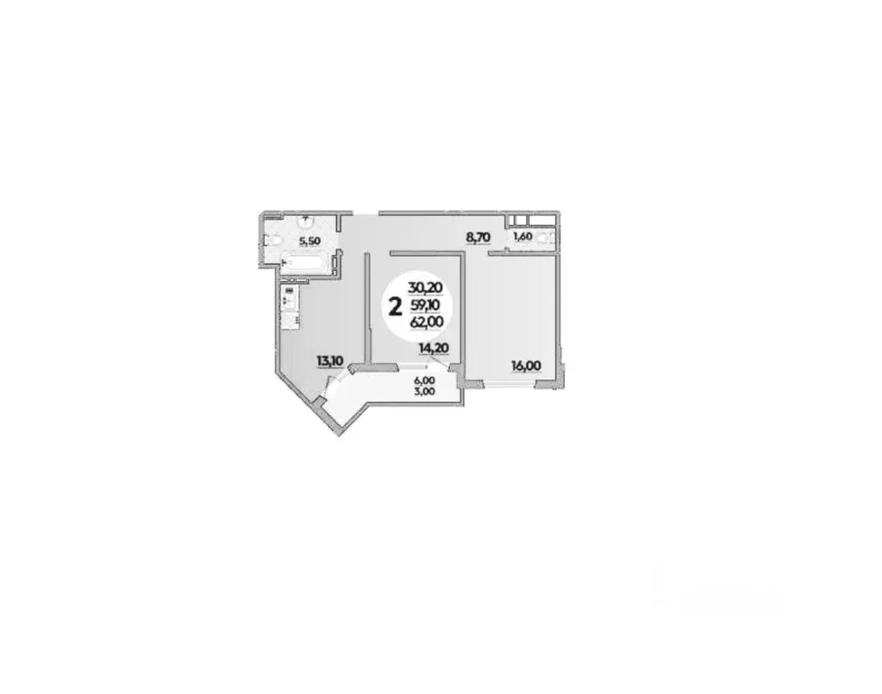2-к кв. Краснодарский край, Краснодар ул. Героев-Разведчиков, 11/2 ... - Фото 0