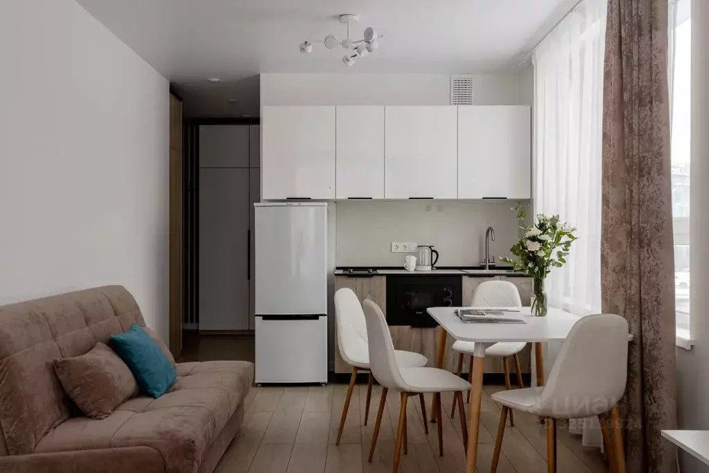 Студия Санкт-Петербург ул. Шкапина, 15 (28.0 м) - Фото 2