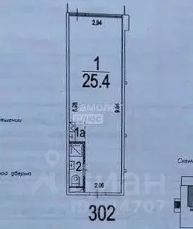 Помещение свободного назначения в Москва Подъемная ул., 14С25 (28 м) - Фото 2