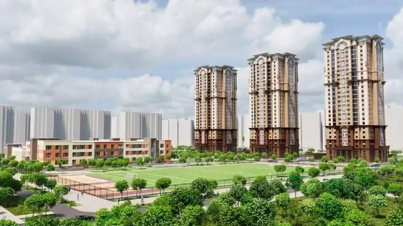 1-к кв. Чеченская республика, Грозный просп. В.В. Путина, 1/82 (40.69 ... - Фото 1