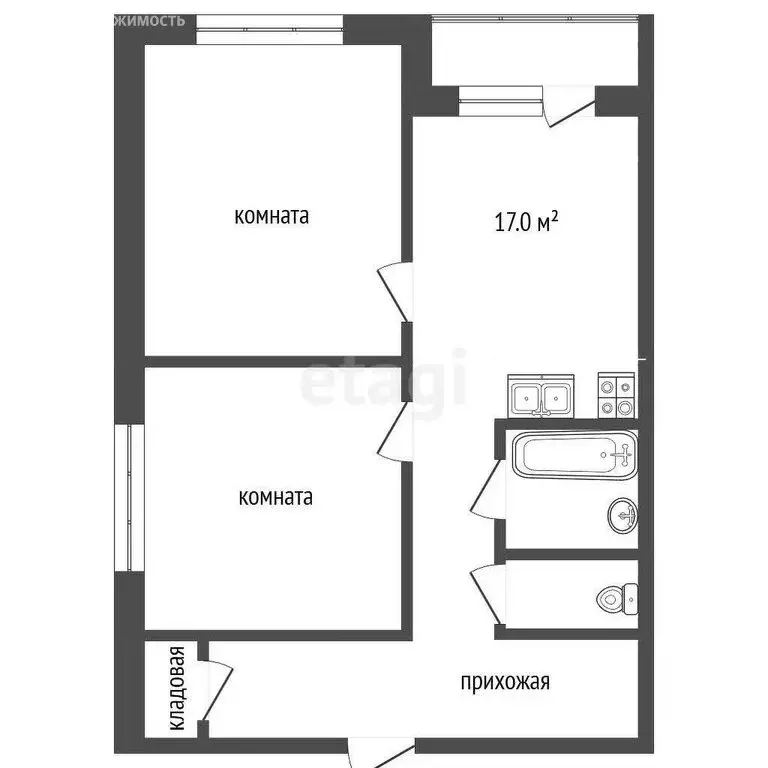 3-комнатная квартира: Чита, улица Подгорбунского, 9 (74.3 м) - Фото 0