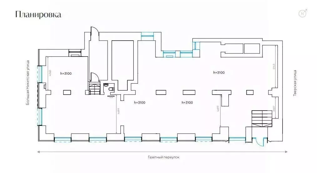 Торговая площадь в Москва Большая Никитская ул., 12 (249 м) - Фото 1