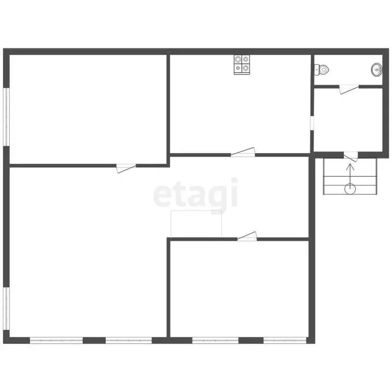 Дом в Кыштым, Восточная улица (52 м) - Фото 1