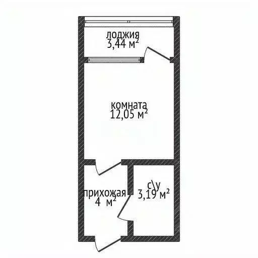 Студия Адыгея, Майкоп  (21.0 м) - Фото 2