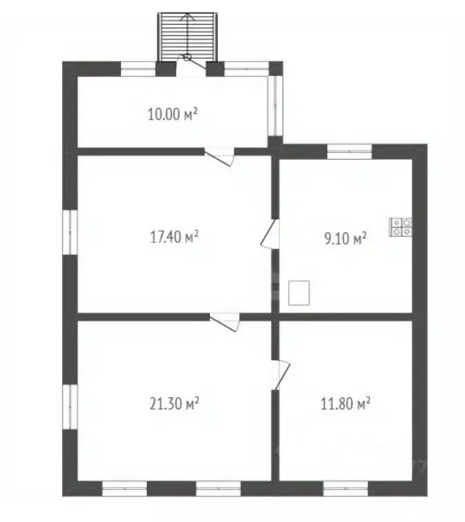 Дом в Воронежская область, Борисоглебск ул. Мира, 2 (70 м) - Фото 2