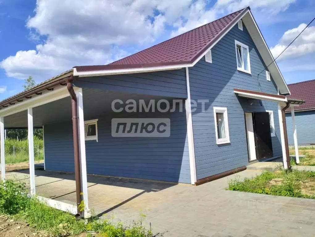Дом в Калужская область, Совхоз Боровский с/пос, Волконское кп ул. ... - Фото 0