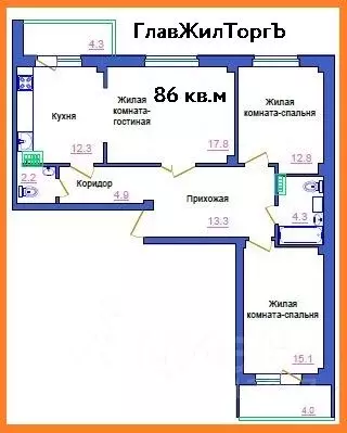 3-к кв. Псковская область, Псковский район, Писковичская волость, д. ... - Фото 1