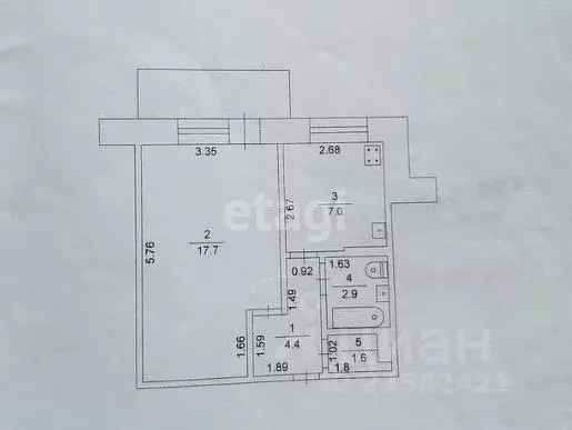 1-к кв. Удмуртия, Завьяловский район, с. Италмас 1 (33.6 м) - Фото 1