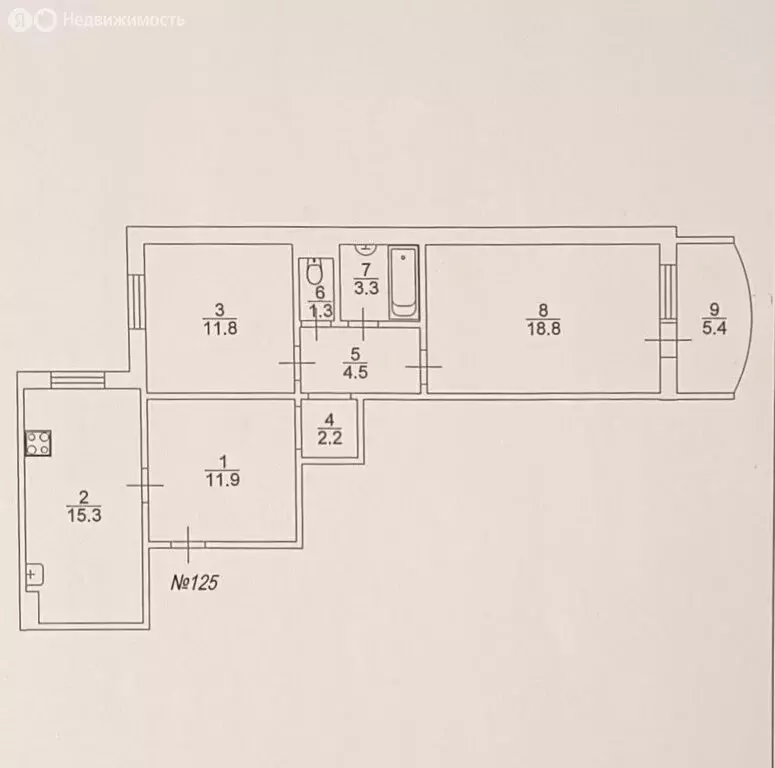 2-комнатная квартира: Энгельс, улица Шурова Гора, 7/1 (69.1 м) - Фото 2