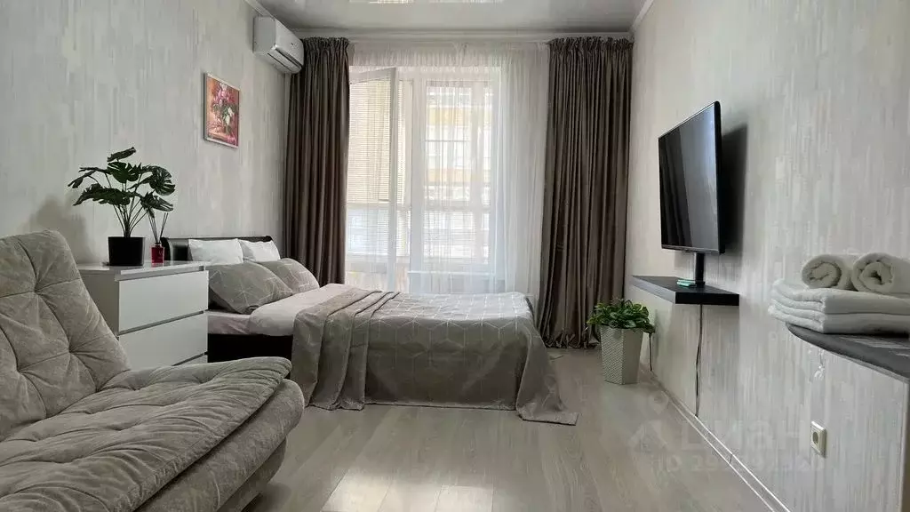 1-к кв. Краснодарский край, Краснодар Старокубанская ул., 137к2 (47.0 ... - Фото 2