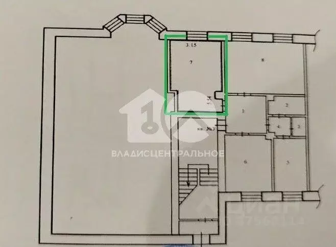 Комната Новосибирская область, Коченевский район, Чик рп, 1-й кв-л 1 ... - Фото 1