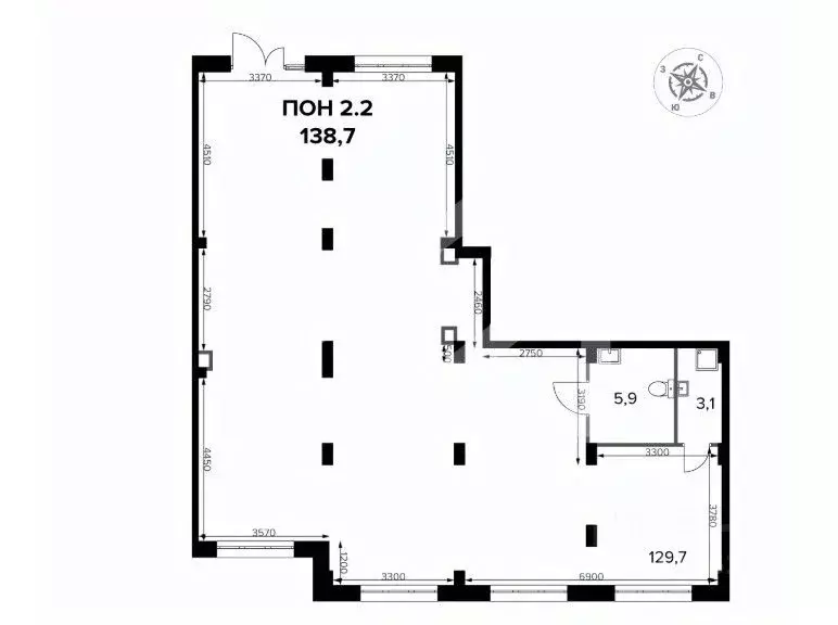 Помещение свободного назначения в Московская область, Ленинский ... - Фото 2