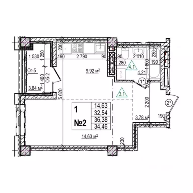 1-к кв. Приморский край, Уссурийск Семь Ветров мкр, Уссури Парк жилой ... - Фото 1