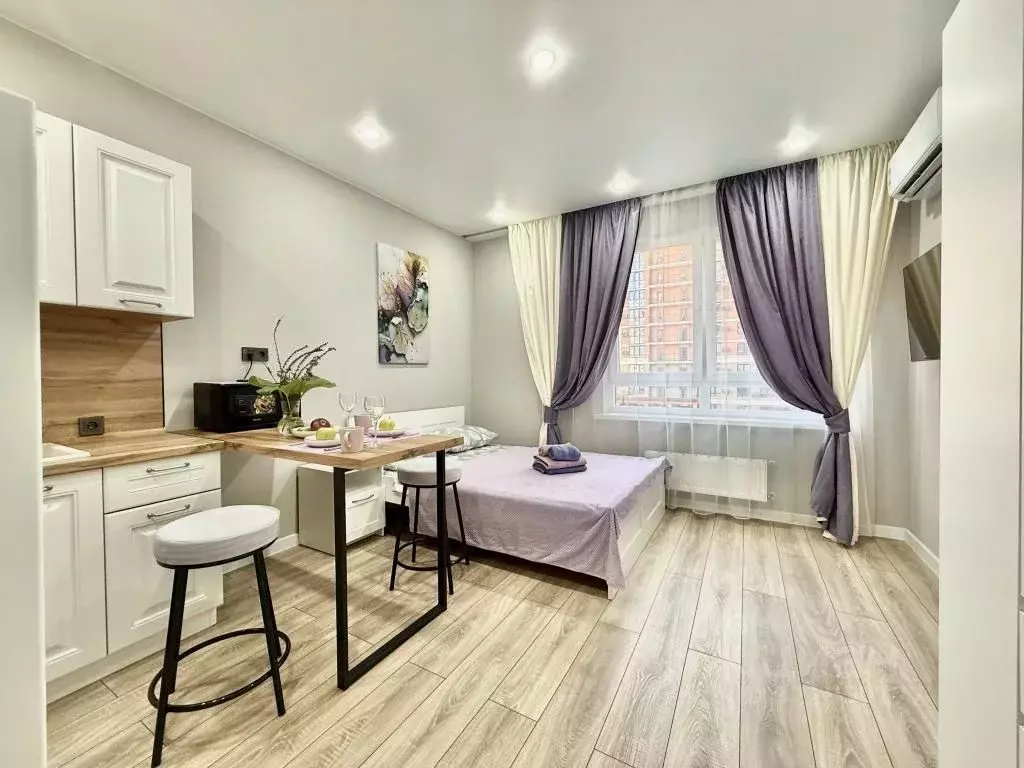 1-к кв. Краснодарский край, Краснодар ул. Ивана Беличенко, 90к2 (23.0 ... - Фото 0