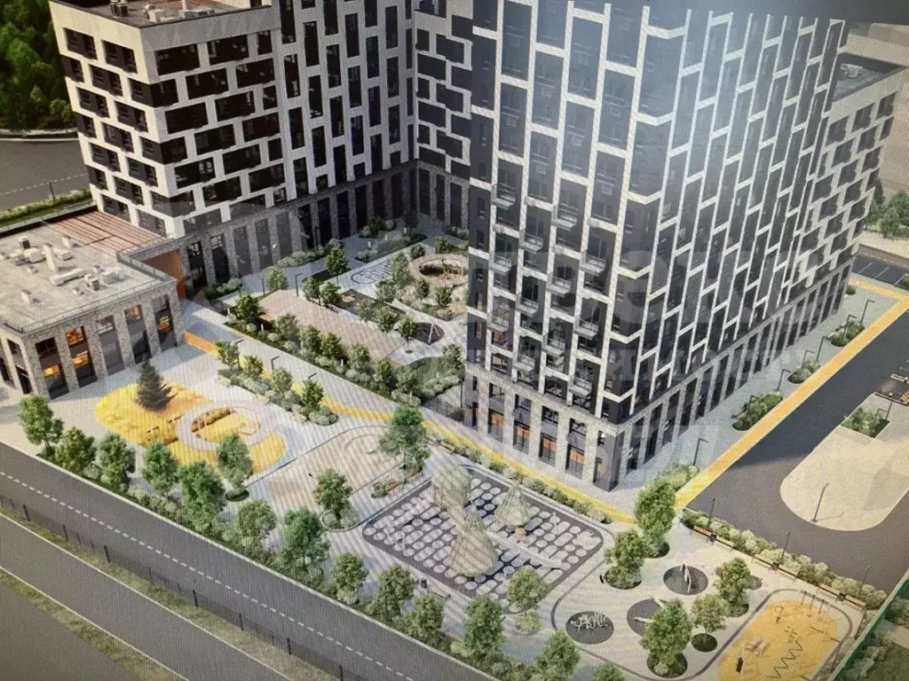 Студия Тюменская область, Тюмень ул. Ветеранов Труда, 36к1 (21.5 м) - Фото 2