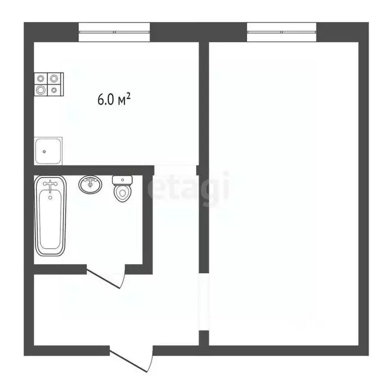 1-к кв. Камчатский край, Петропавловск-Камчатский ул. Фролова, 4/2 ... - Фото 2