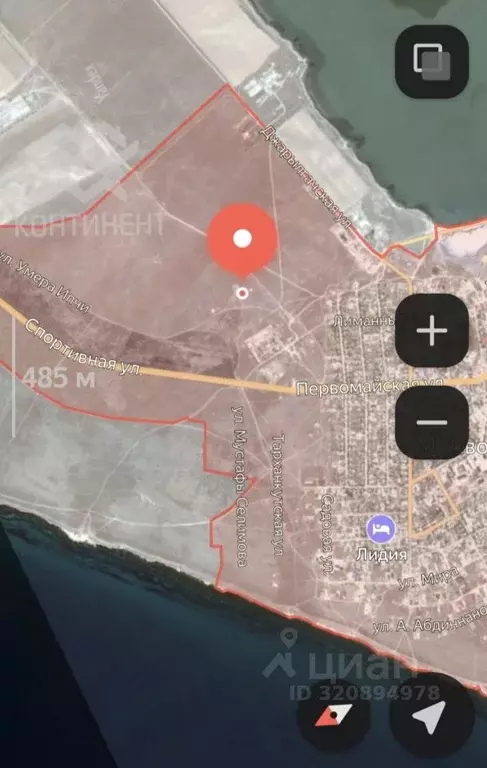 Участок в Крым, Черноморский район, с. Межводное ул. Дружбы, 72 (10.0 ... - Фото 2