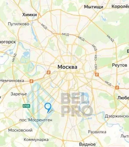 Торговая площадь в Москва Профсоюзная ул., 102С1 (23 м) - Фото 1