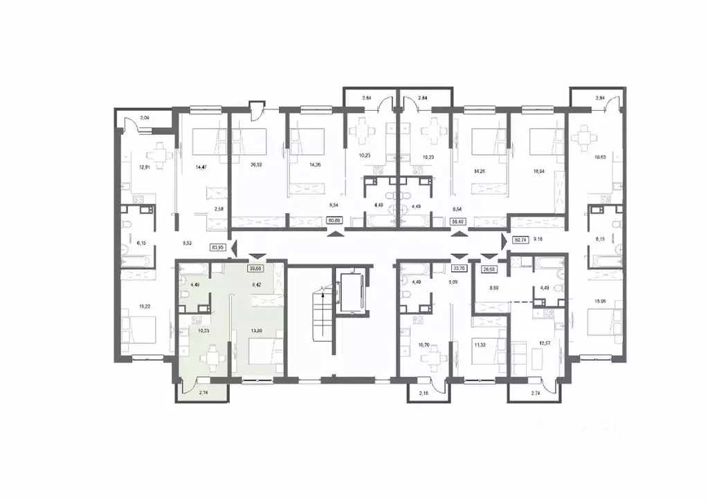 1-к кв. Тверская область, Конаковский муниципальный округ, ... - Фото 2