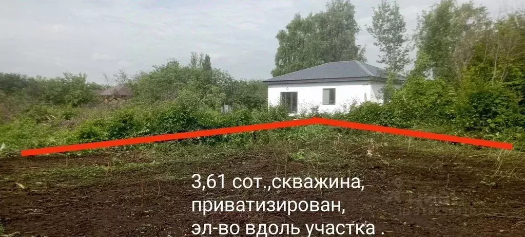 Участок в Башкортостан, Стерлитамакский район, Отрадовский сельсовет, ... - Фото 0