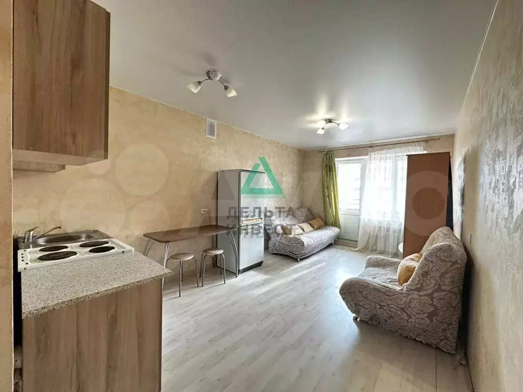 1-к. квартира, 25 м, 4/6 эт. - Фото 1