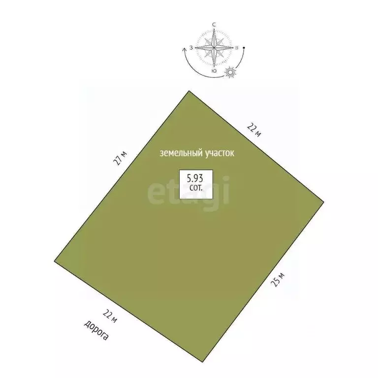 Участок в Калужская область, Калуга ул. Валентины Терешковой (5.93 ... - Фото 2