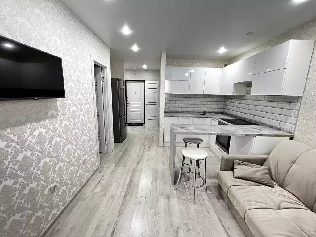 1-к кв. Татарстан, Казань ул. Архитектора Гайнутдинова, 26 (26.0 м) - Фото 2