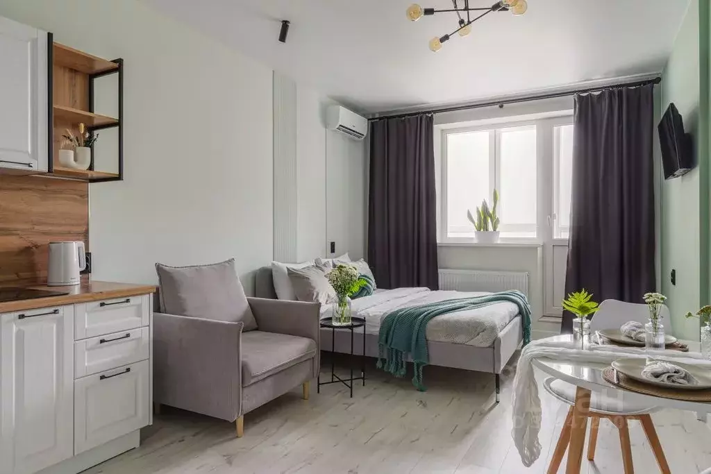 1-к кв. Воронежская область, Воронеж ул. Ломоносова, 84 (31.0 м) - Фото 2