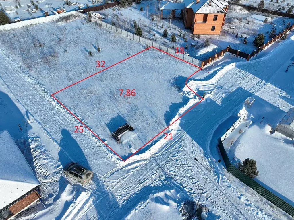 Участок в Тюменская область, Тюменский район, Новокаменский кп  (7.86 ... - Фото 0