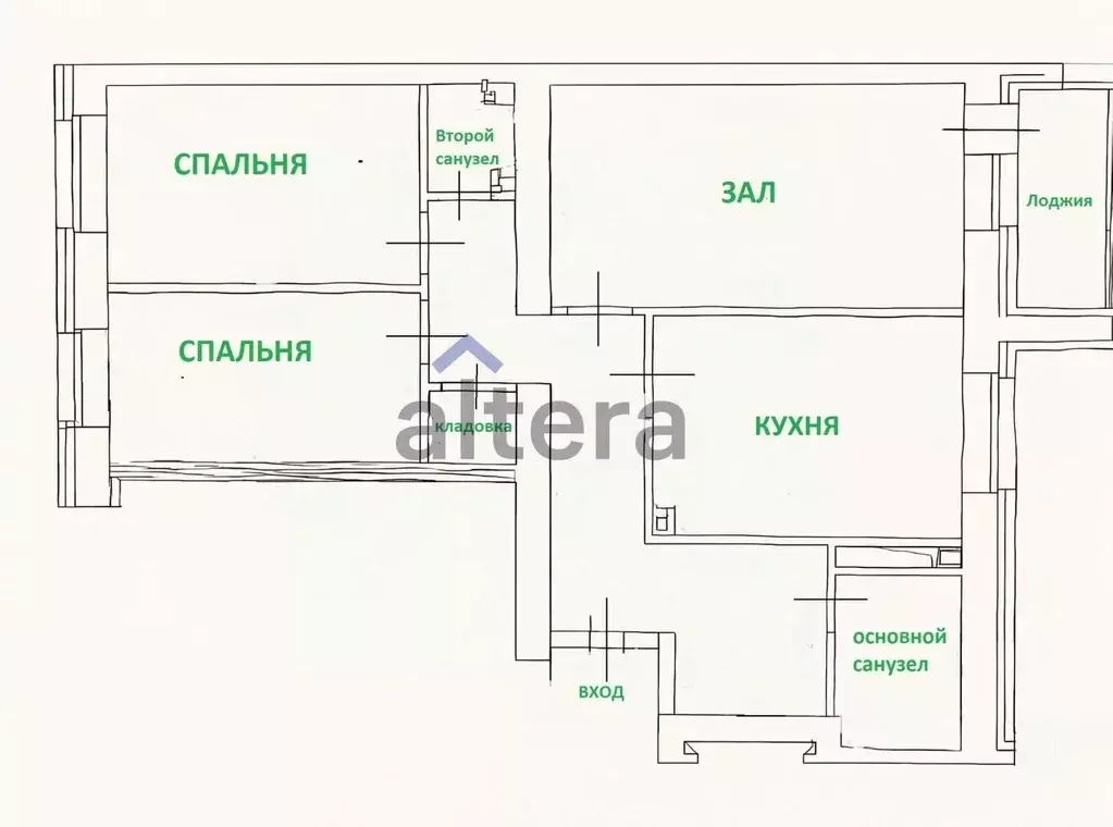 3-к кв. Татарстан, Казань проезд Созидателей, 9 (80.0 м) - Фото 2