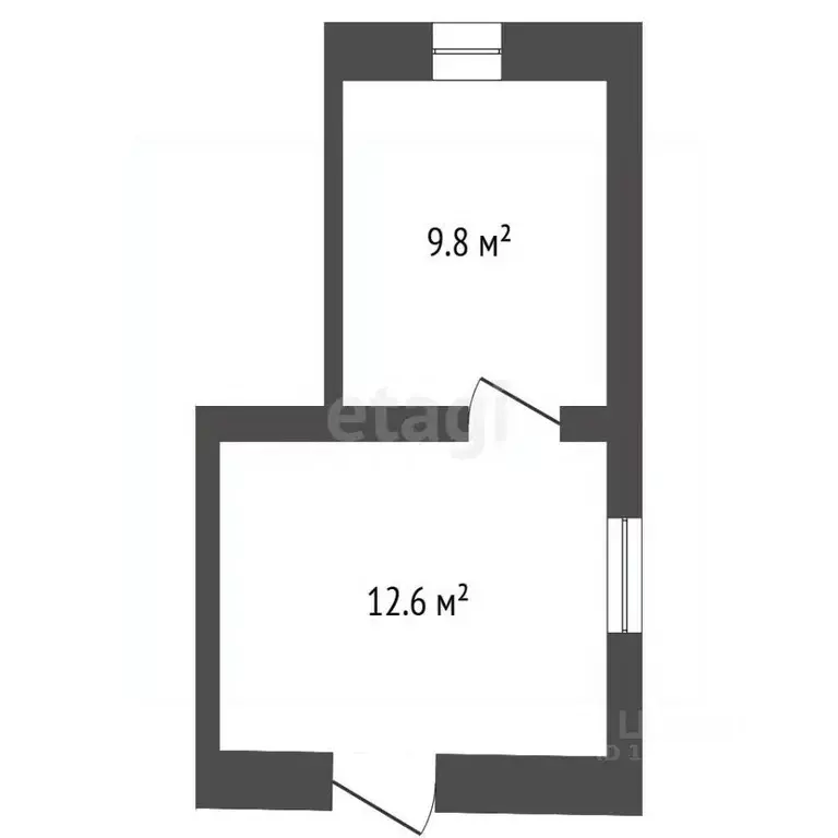 1-к кв. Крым, Феодосия ул. Циолковского, 20 (22.4 м) - Фото 2