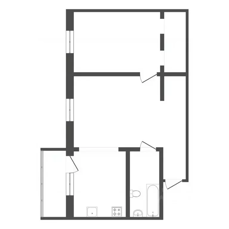 2-к кв. Тюменская область, Тюмень ул. Клары Цеткин, 61к2 (72.0 м) - Фото 2