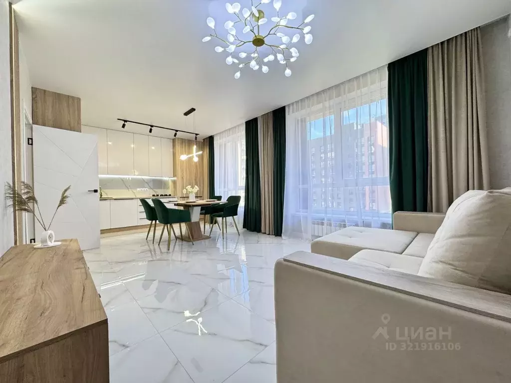 2-к кв. Ставропольский край, Ставрополь ул. Тухачевского, 33к2 (75.0 ... - Фото 1