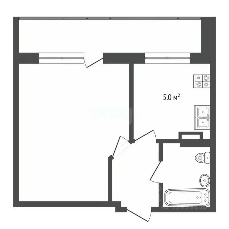 2-к кв. Тюменская область, Тюмень Антипино мкр, ул. Буденного, 11 ... - Фото 2