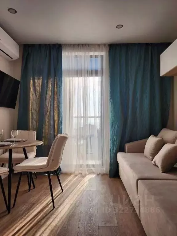 1-к кв. Краснодарский край, Сочи Бытха мкр, ул. Ясногорская, 16/2к7 ... - Фото 1