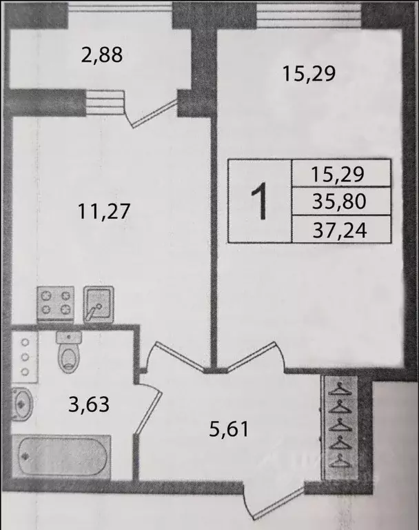 1-к кв. Санкт-Петербург бул. Головнина, 4 (36.3 м) - Фото 1