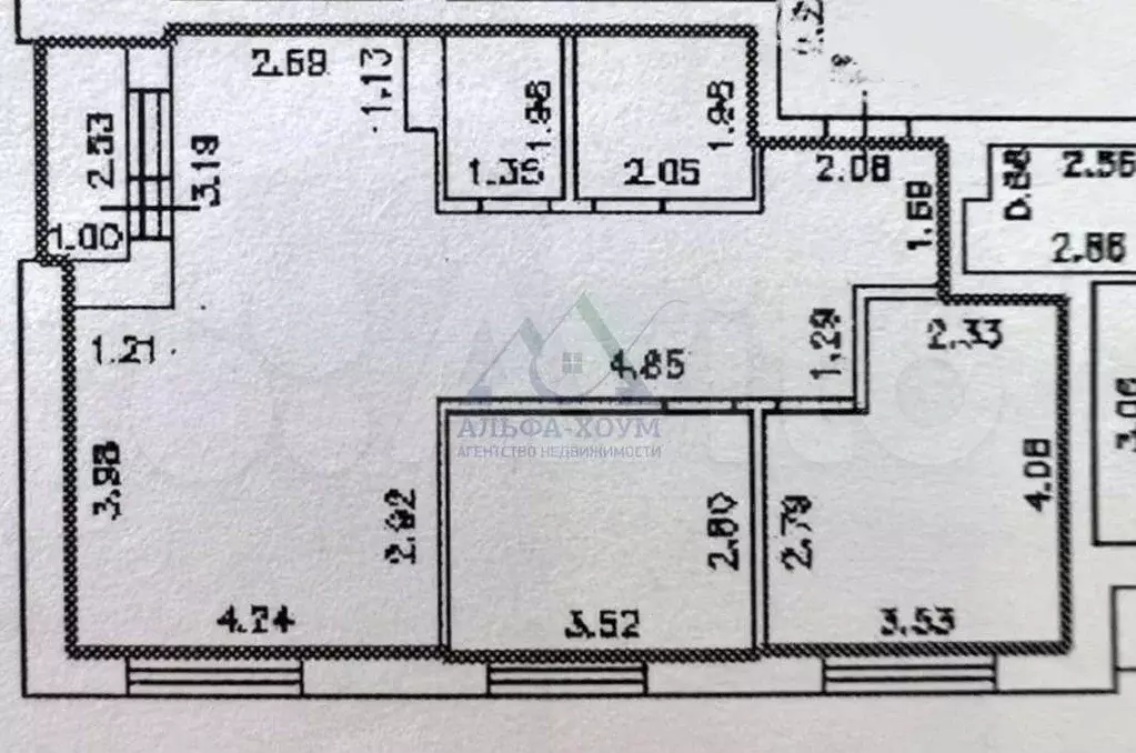 3-к. квартира, 68,9 м, 3/3 эт. - Фото 0