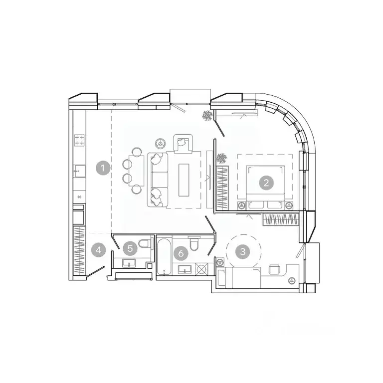 3-к кв. Москва ул. 8-я Соколиной Горы, 26 (80.1 м) - Фото 0