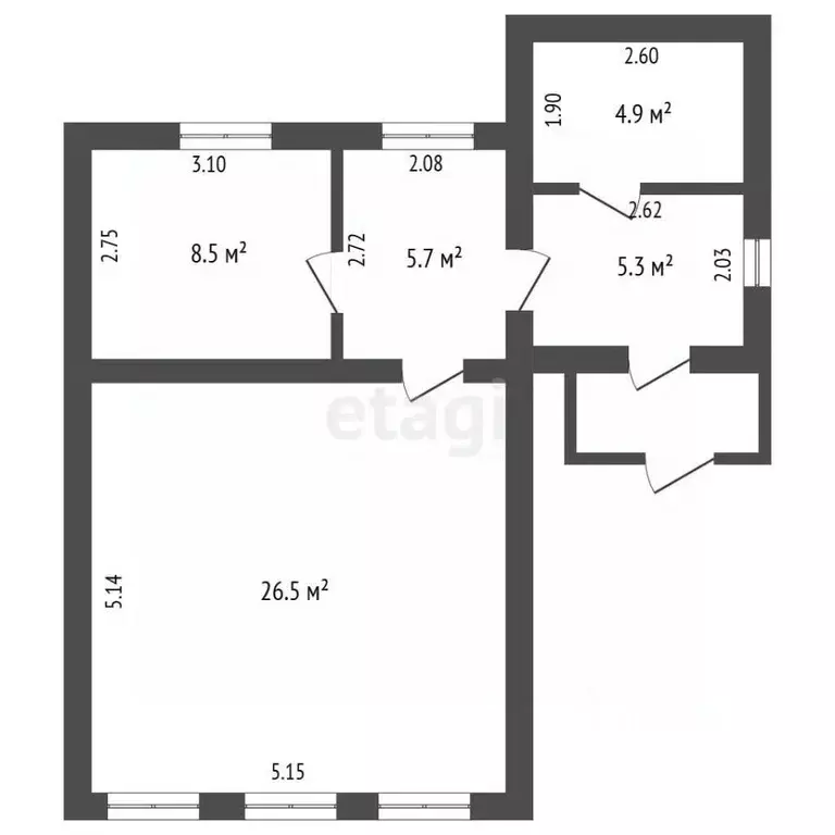 Дом в Тюменская область, Тюмень Магнитогорская ул. (50 м) - Фото 2