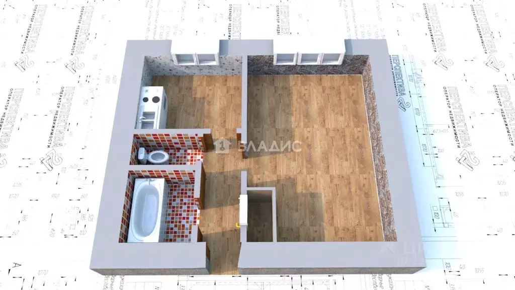 1-к кв. Иркутская область, Ангарск 17-й мкр, 5 (37.0 м) - Фото 2