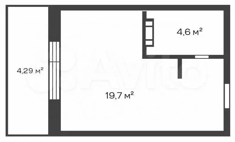 Квартира-студия, 24,3 м, 10/10 эт. - Фото 0