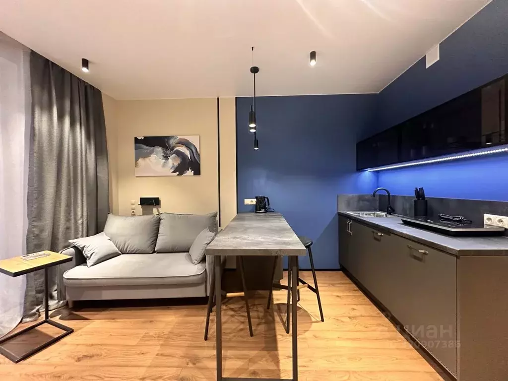 Студия Санкт-Петербург Октябрьская наб., 86К2 (25.0 м) - Фото 1