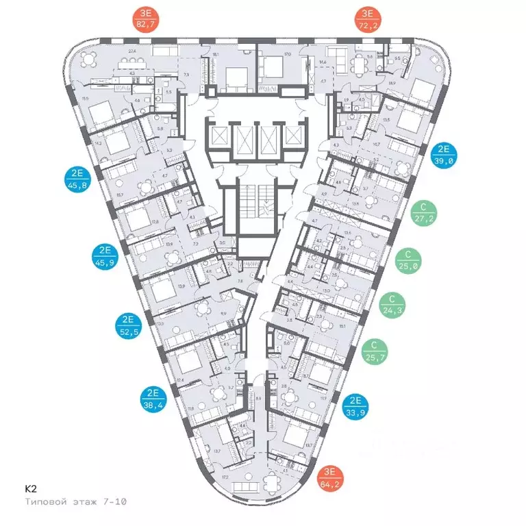 2-к кв. Москва ш. Боровское (дублер) (45.9 м) - Фото 1