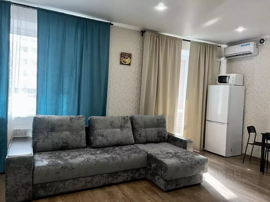 Студия Омская область, Омск ул. Перелета, 34 (42.0 м) - Фото 1