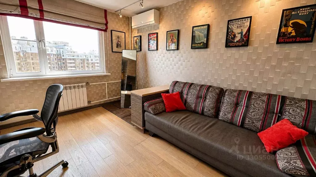 3-к кв. Москва Мичуринский просп., 35 (75.2 м) - Фото 2
