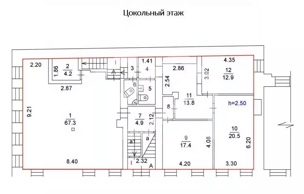 Помещение свободного назначения в Москва Нижняя Красносельская ул., ... - Фото 2