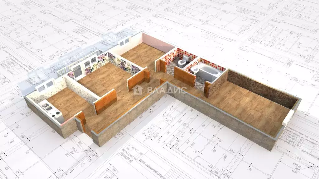 3-к кв. Иркутская область, Ангарск 29-й мкр, 9 (67.1 м) - Фото 2