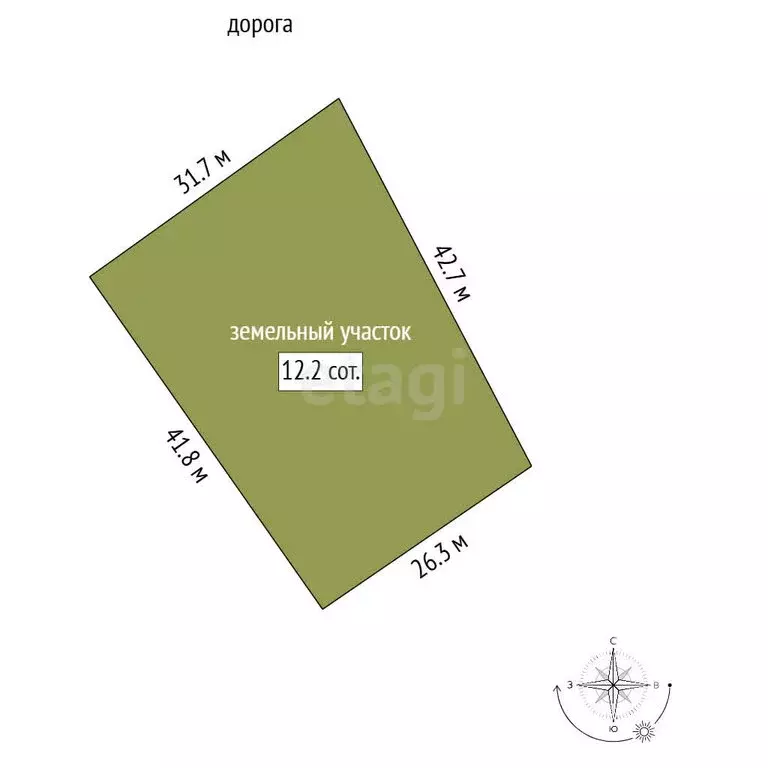 Участок в деревня Ладога, КП Новая Ладога (12.2 м) - Фото 1