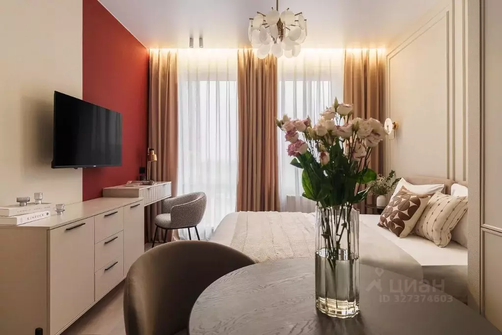 Студия Москва Новоостаповская ул., 20 (25.0 м) - Фото 1