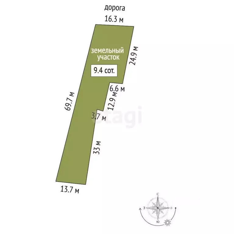 Участок в Ярославская область, Ростовский муниципальный округ, с. ... - Фото 1